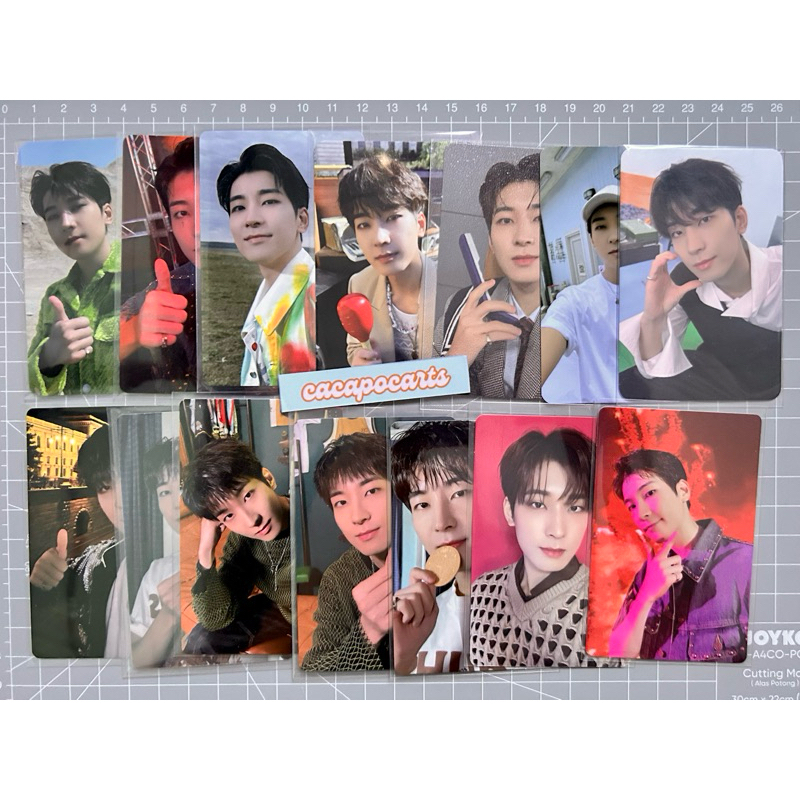 [bundle] photocard seventeen wonwoo - 17 is right here seventeenth heaven fml sector17 face the sun 