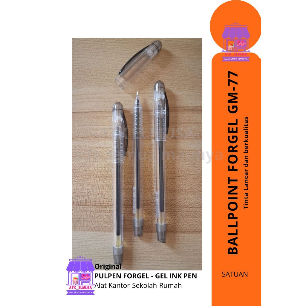 

Ballpoint Forgel GM-77. Pena Gel berkualitas tinggi