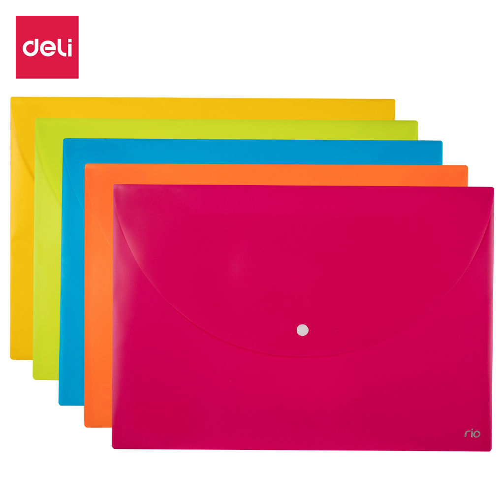 

Deli Button File Bag A4 / Map Kancing / Tas Dokumen F10202
