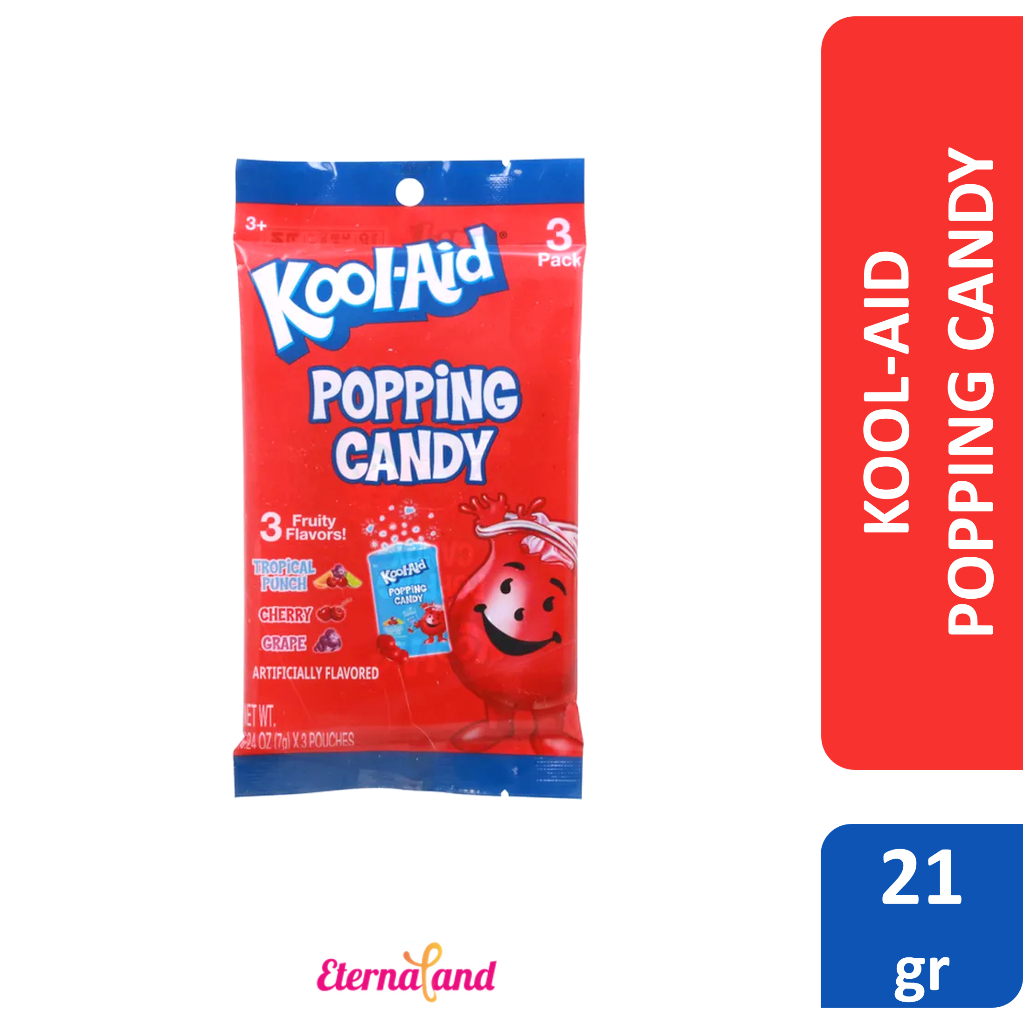 

Kool Aid Popping Candy - permen asam rasa buah impor USA