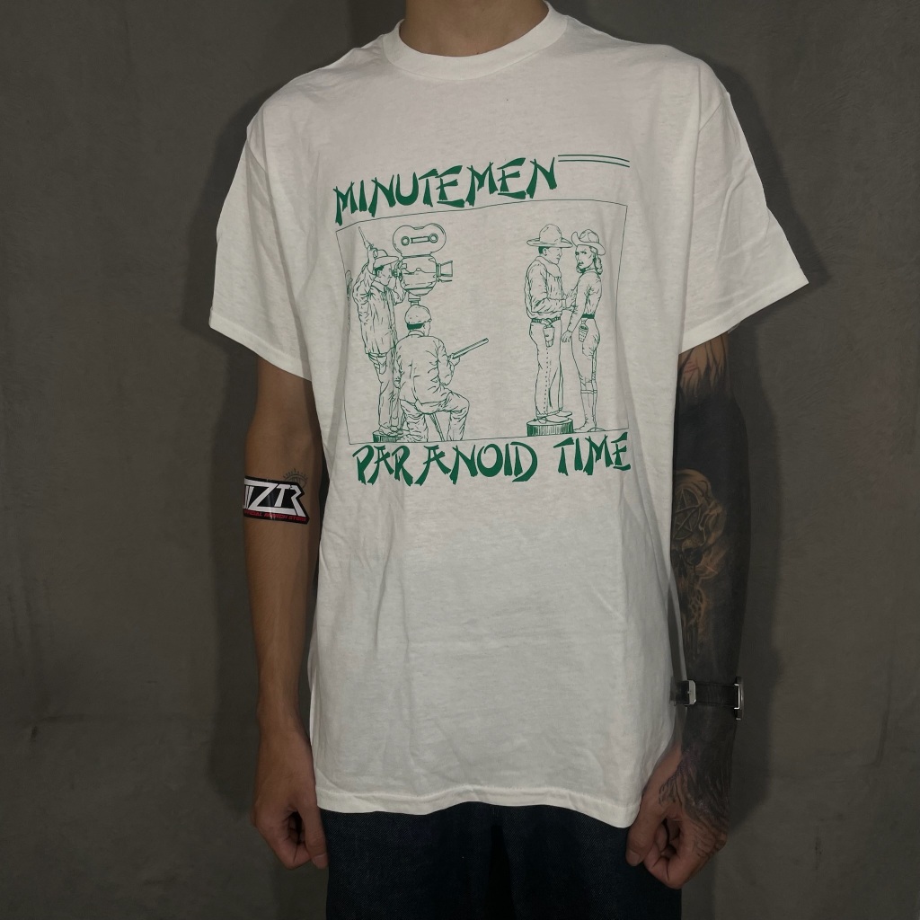 T Shirt Band Official MINUTEMEN - PARANOID TIME Original