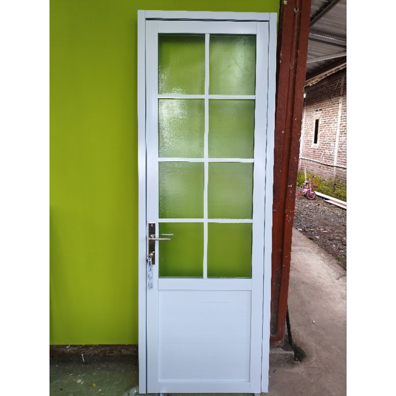 pintu kamarmandi 70x205 ornamen kaca es 5mm