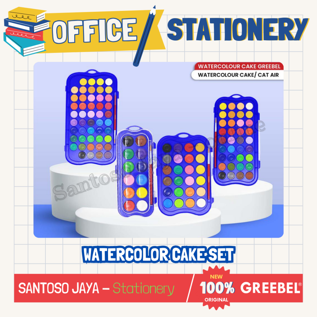 

Cat Air GREEBEL - Watercolor Cake GREEBEL 12 24 36 48 Colors