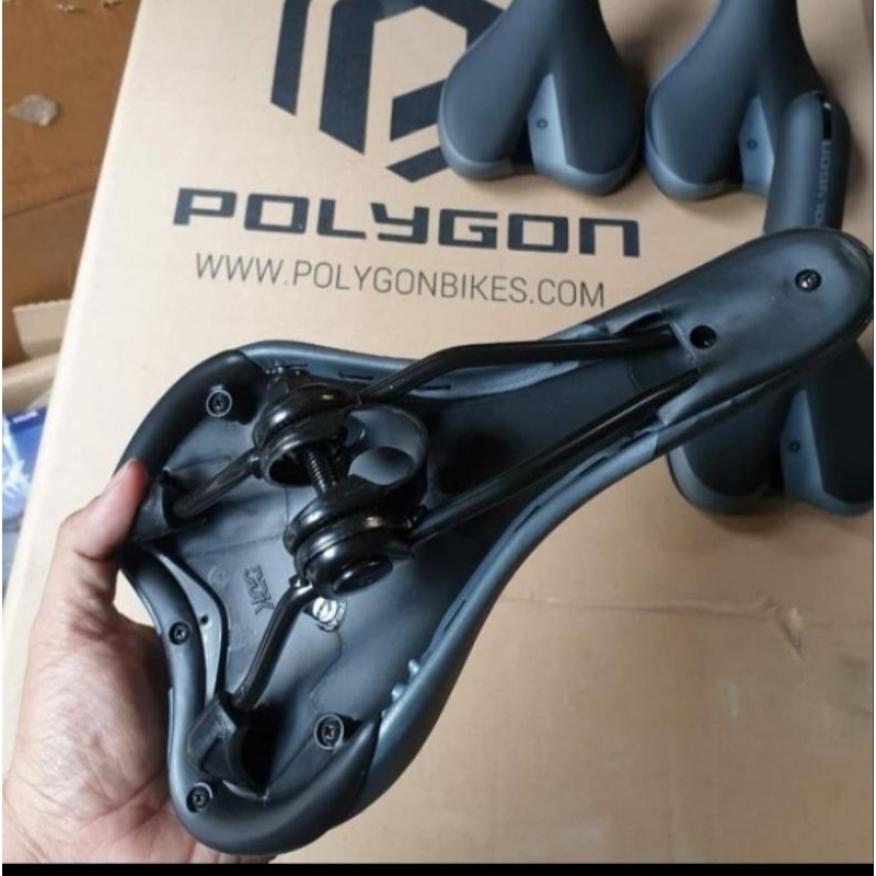 sadel jok polygon original sepeda gunung mtb monarch premier cascade