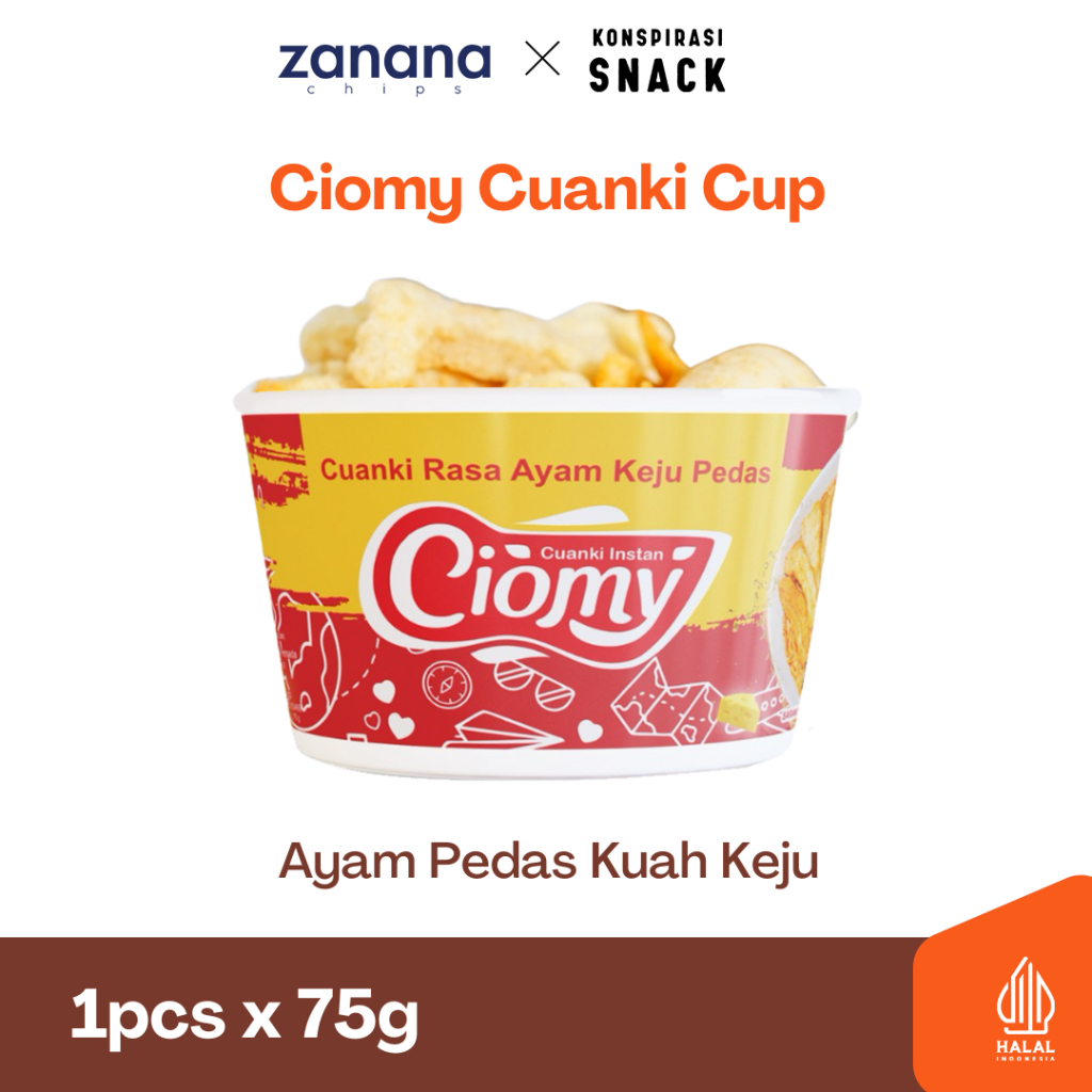 

Ciomy Cuanki Cup | Ayam Pedas Kuah Keju 75g