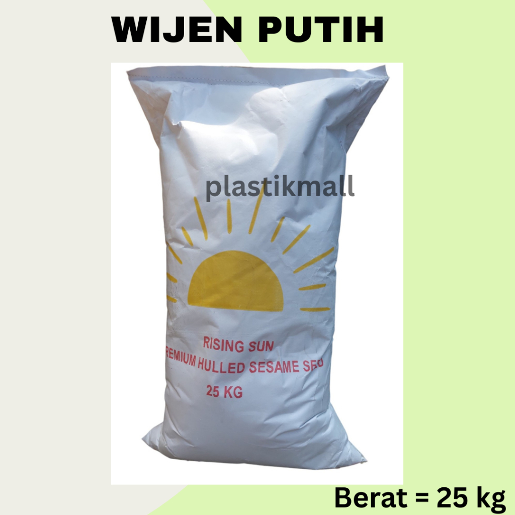 

25KG Wijen Putih Rising sun / sesame seeds / Biji Wijen