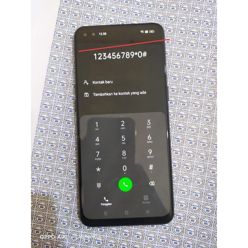 lcd frame oppo reno 4f minus