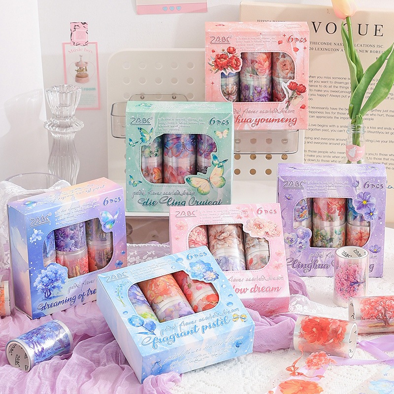 

[Artopia] Sticker Roll Share Flower Bunga Kopi Coffee Cafe Light Lampu Gantung Stiker Cantik Estetik