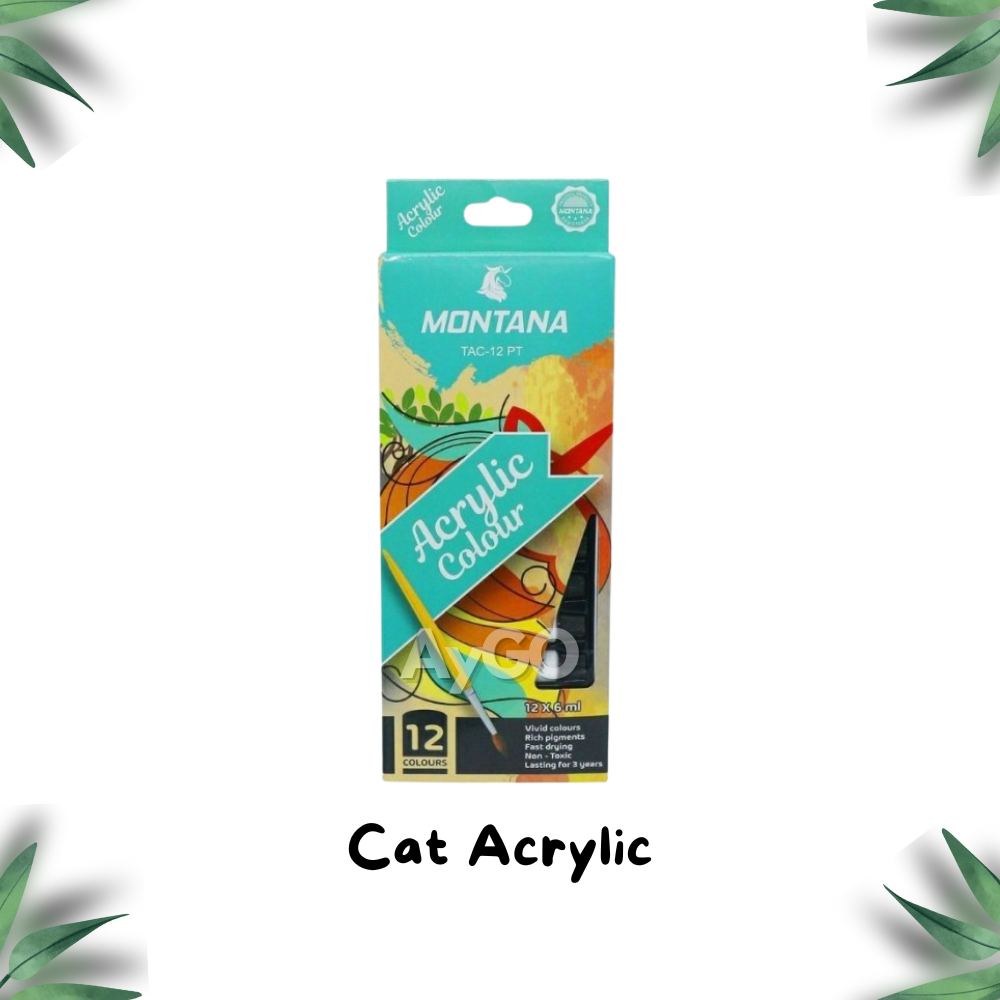

MONTANA CAT ACRYLIC / CAT AKRILIK / Cat Acrylic Pastel / Cat Acrylic Metalic SF6
