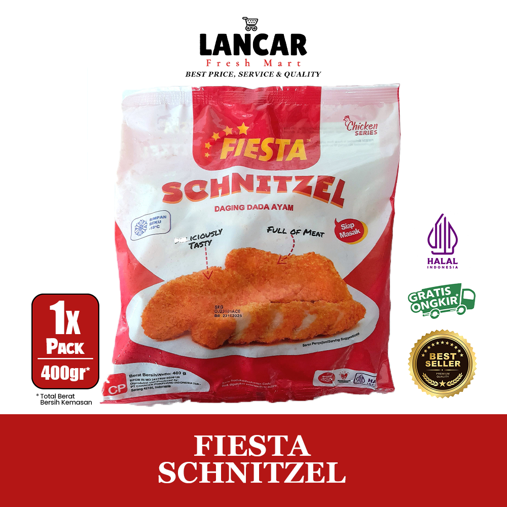 

FIESTA SCHNITZEL 400GR / FIESTA SCHNITZEL 400GR
