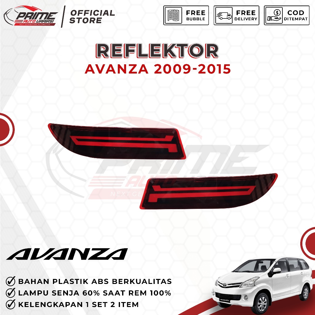 LED Bumper lampu Reflektor Mata Kucing All New Avanza Xenia