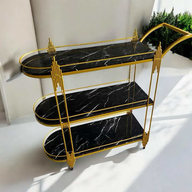 Rak sebarguna minimalis / rak besi hpl / rak minimalis / rak minimalis model troli