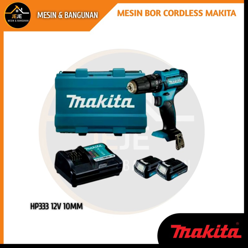 Mesin Bor CORDLESS MAKITA HP333 DWYE