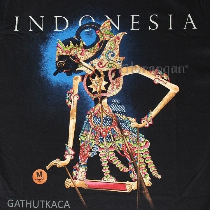 Kaos Wayang Gatotkoco Baju Gambar Ghatot kaca Wayang Kulit