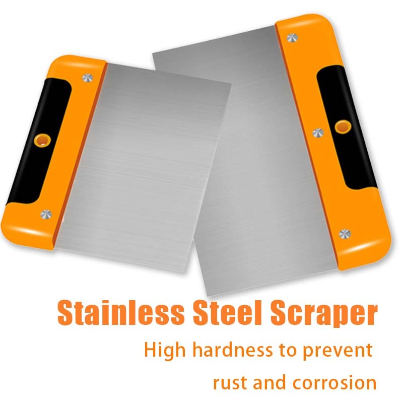 250Mm Sekrap Stainless Steel Skrap Dempul Stainless Kape Scraper Kape Dempul Stainless