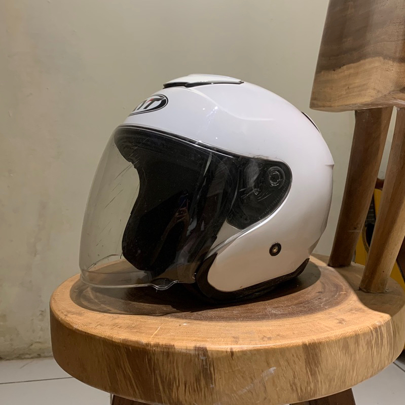 helm second kyt kyoto white ori