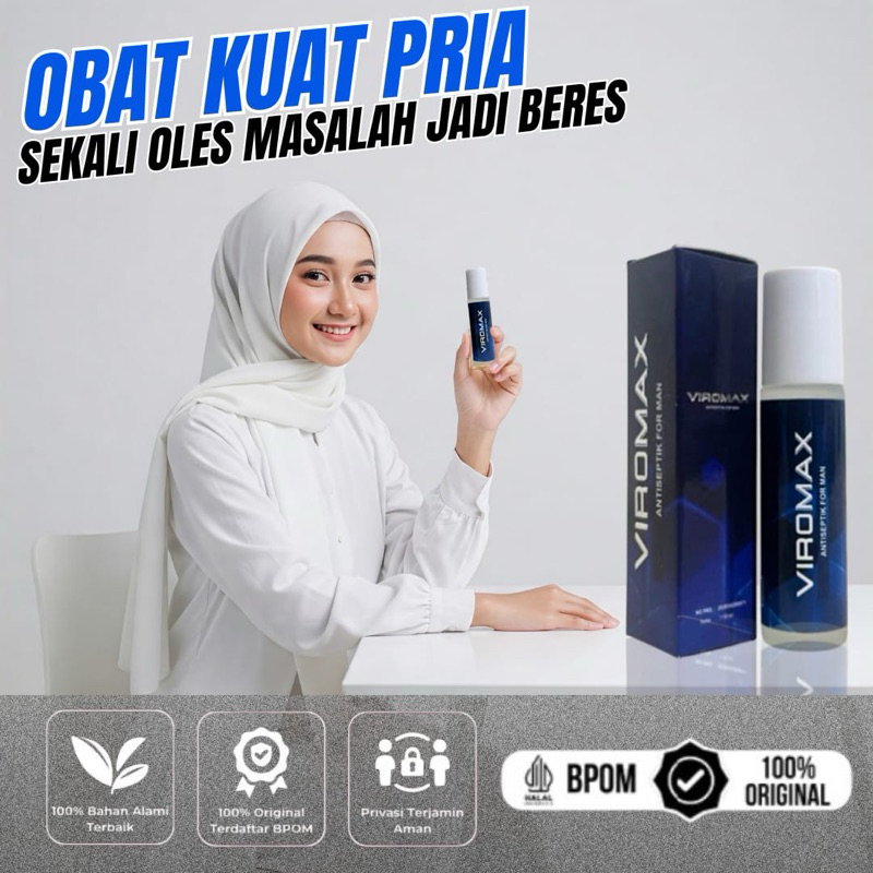 TERBAIK OBAT KUAT OLES VIROMAX PRIA TAHAN LAMA PENAMBAH STAMINA PRIA TERBAIK BPOM paling ampuh 100% 