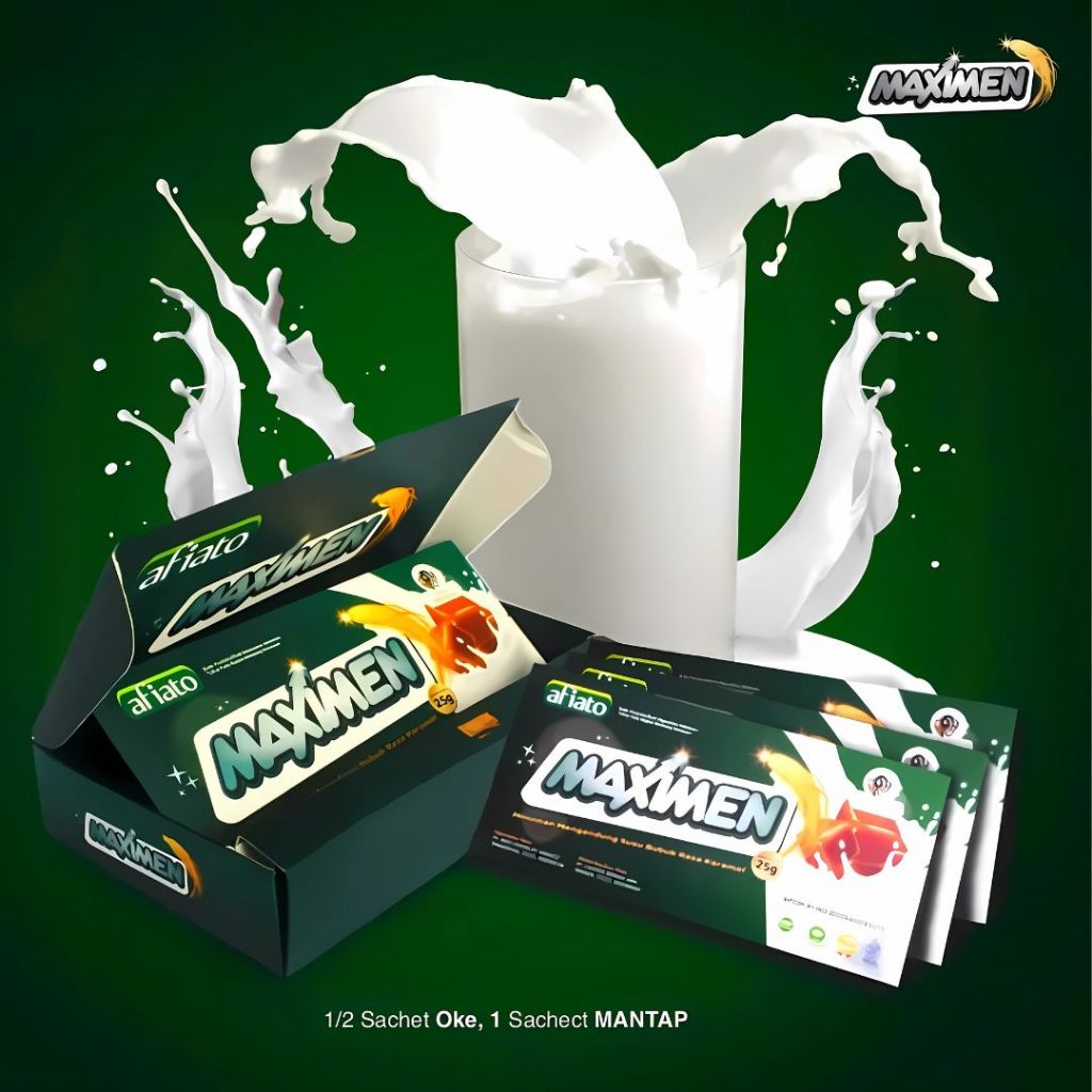 

MAXIMEN Susu Kambing Bubuk Stamina Pria Tahan Lama 1 SACHET