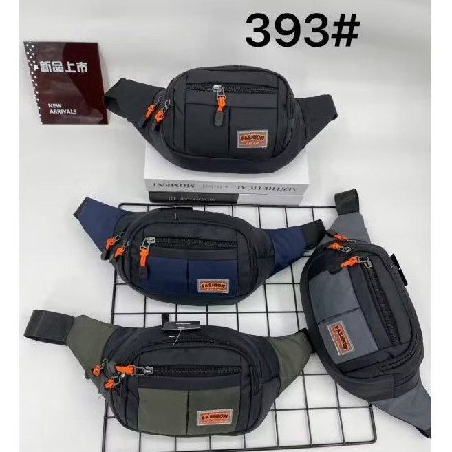 tas pinggang cowok pria import fashion waistbag waist bag china