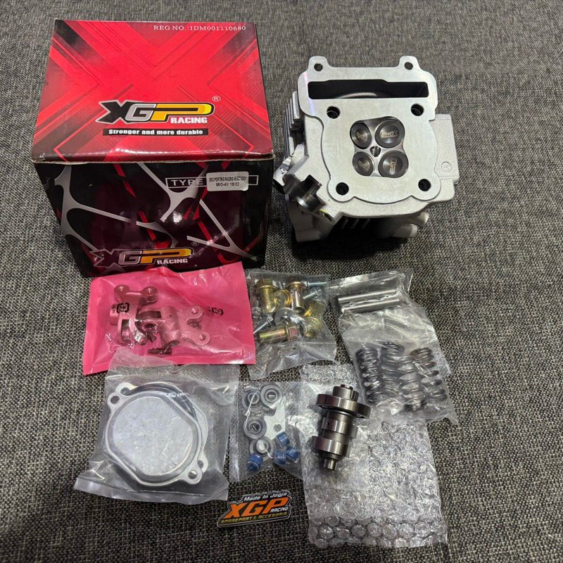 Head Mio 4 Klep Kop Mio 4 Klep 19 22 Super Head Mio Porting CNC PNP Mio Sporty Fino Nouvo Set Tingga