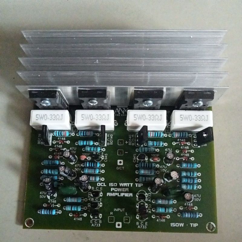 kit power 150 watt stereo