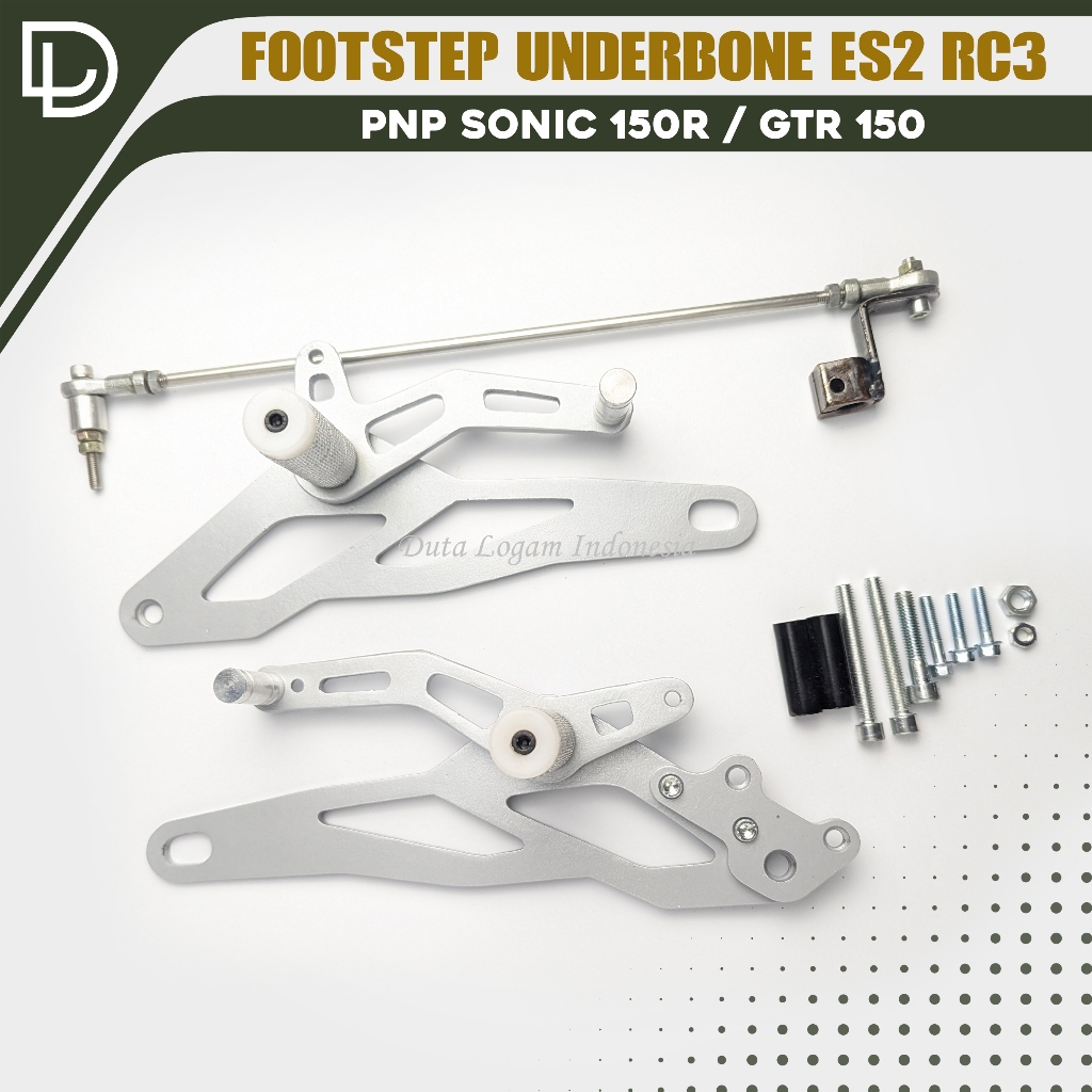 Underbone Sonic 150 GTR 150 Model RCB ES2 RC3 New Footstep Belakang Jalu Lipat Stick Pustep Underbon