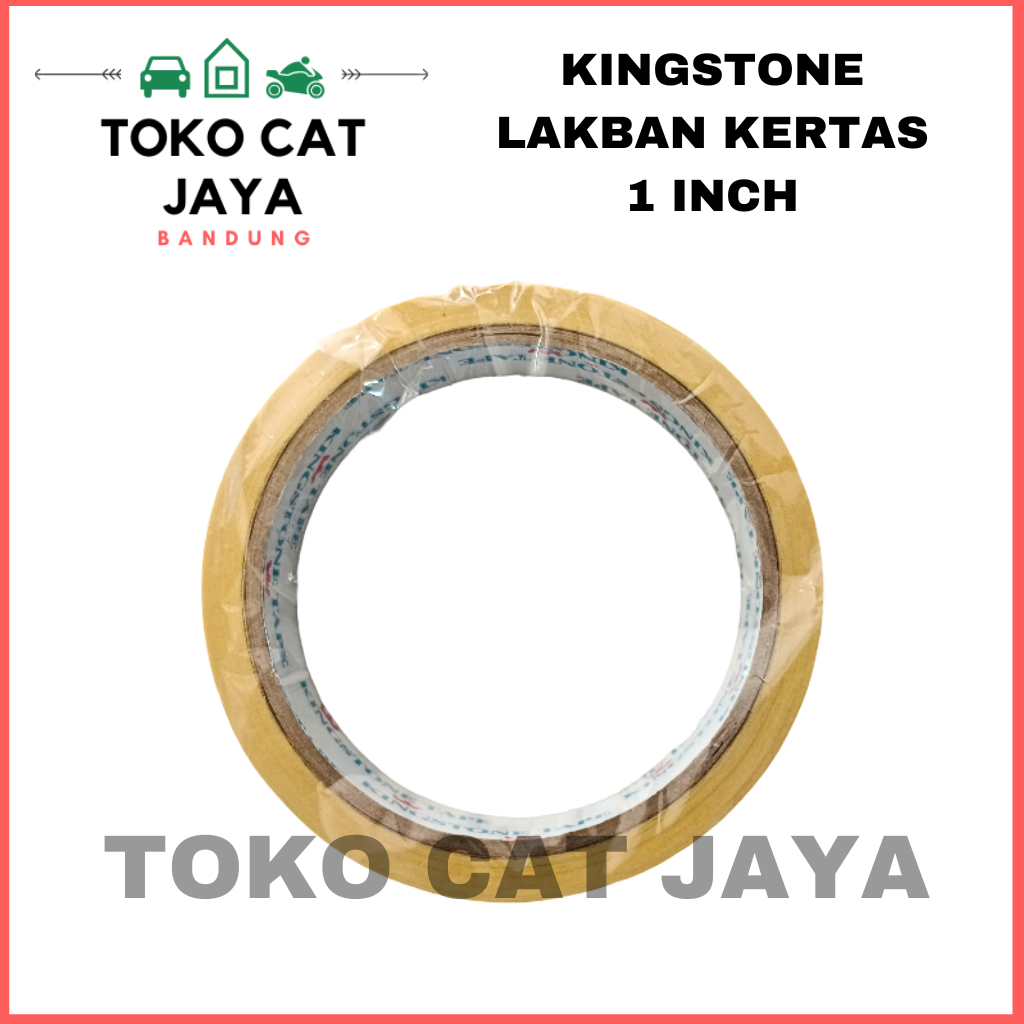 

LAKBAN KERTAS 1 inch / Kertas Lem / Masking tape / Selotip Kertas