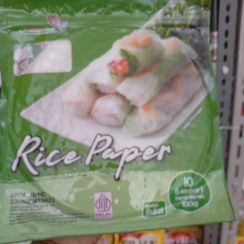 

Rice paper bentuk bulat UK 100 gr