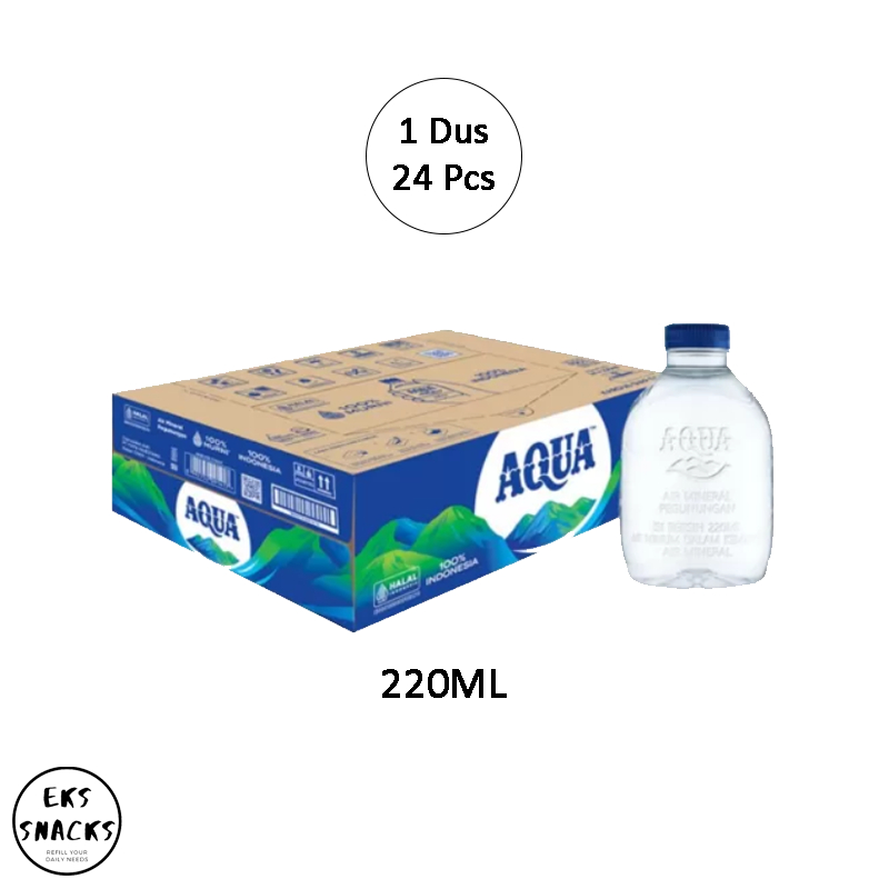 

AQUA Cube 220ML [1 Box 24 Botol]