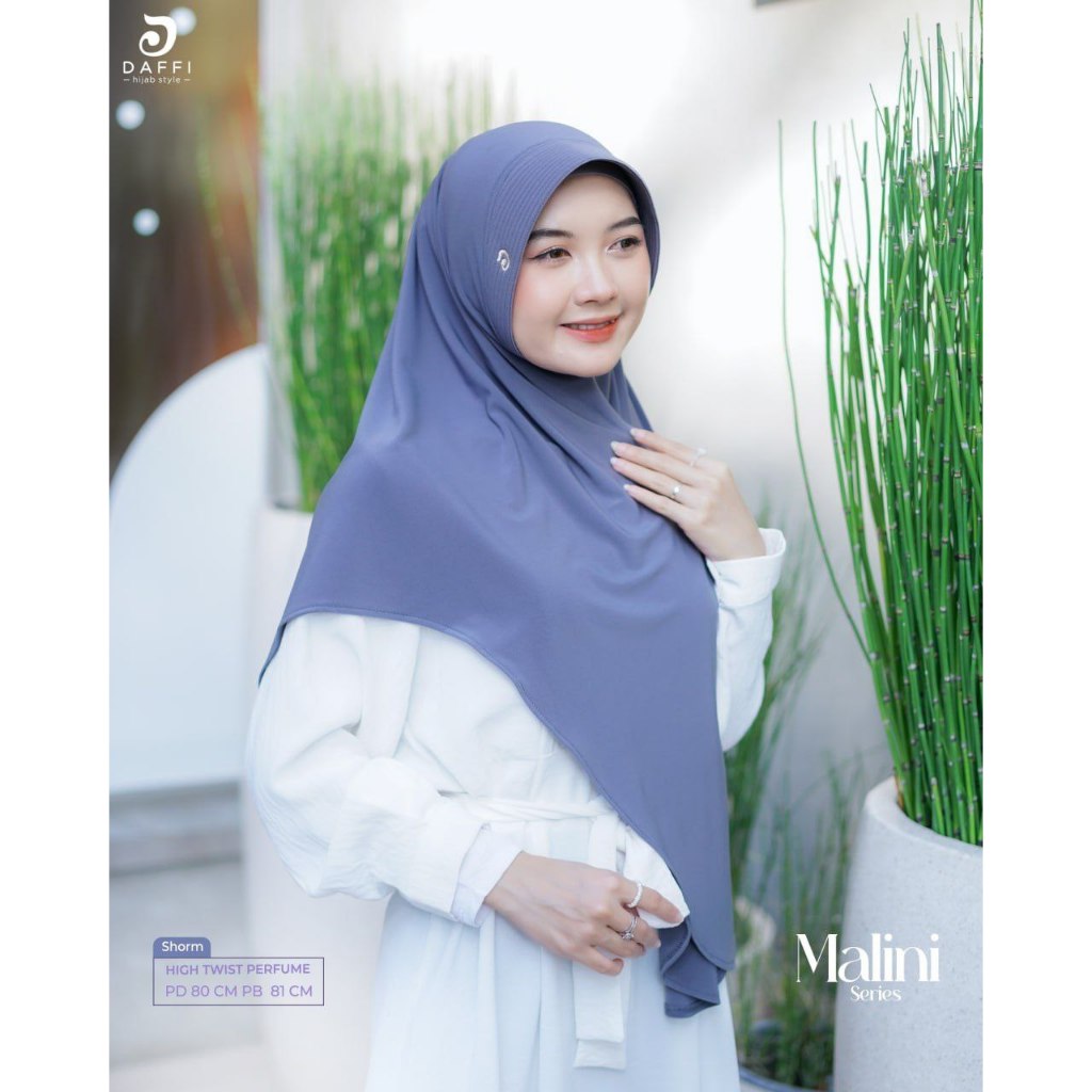 HIJAB MALINI SERIES, HIJAB DAFFI, HIJAB INSTANT