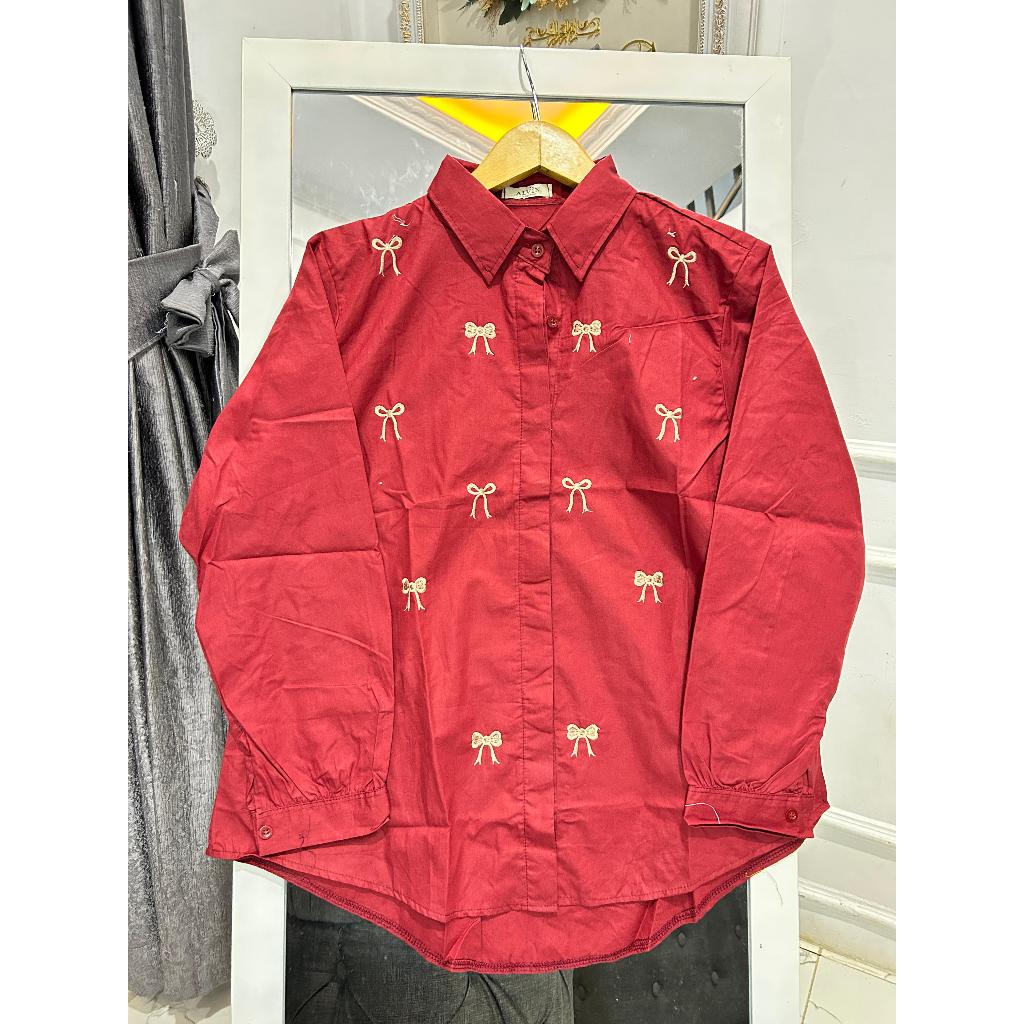 KEMEJA WANITA KATUN TWILL RAYON TWILL PREMIUM | KEMEJA RAYON