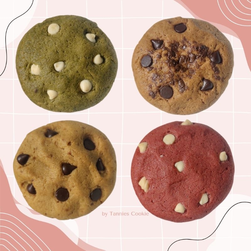 

[BUY 4 GET 1 FREE] SOFT COOKIES | SOFT BAKED COOKIES by Tannies Cookie [MIN. ORDER 4 PCS]