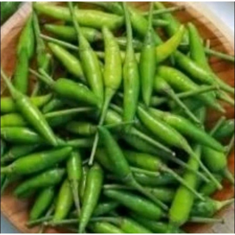 

Cabe rawit hijau segar 250gr..