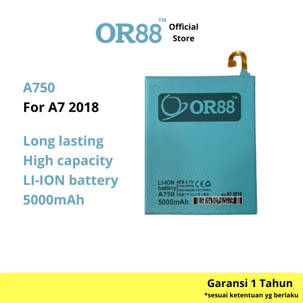 OR88 baterai batre battery double power samsung A7 2018 / A750 /  A750F / M10 / M50 / A10 / A105 / E