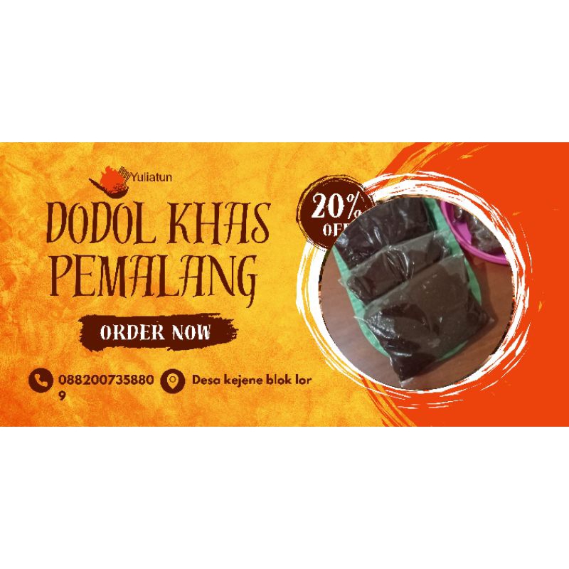 

dodol khas Jawa Tengah 1kg