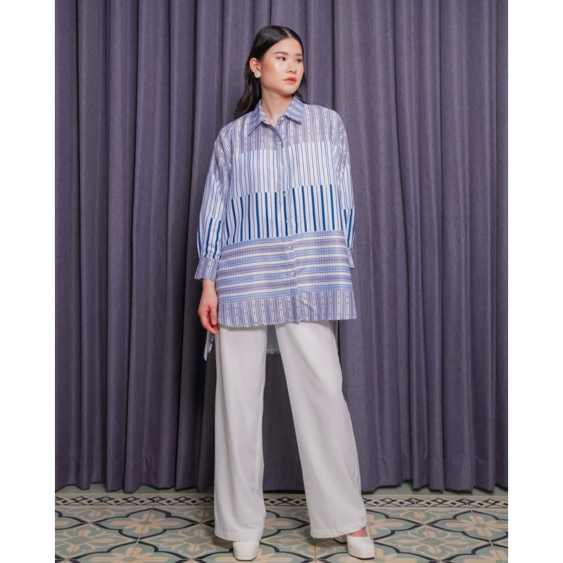 Aleza Kayra Shirt Blue (Size L)