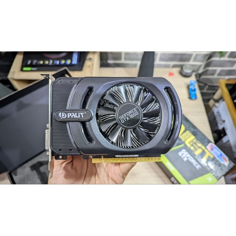 Palit GeForce GTX 1650 StormX 4GB GDDR5 Non Pin Power Expired Maret 2026 LikeNew Istimewa