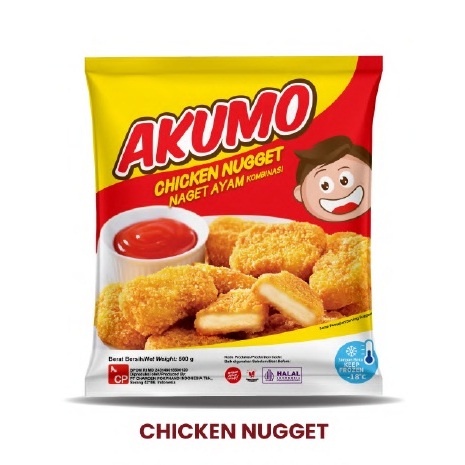 

NAGET AYAM AKUMO 250GR CHICKEN NUGGET HALAL