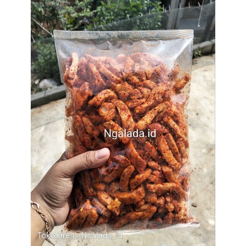 

Basreng pedas daun jeruk isi 1kg