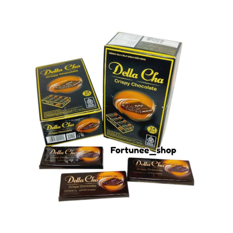 

Bronson Della Cha Kotak isi 24 / Kembang Gula Coklat Crispy Beras