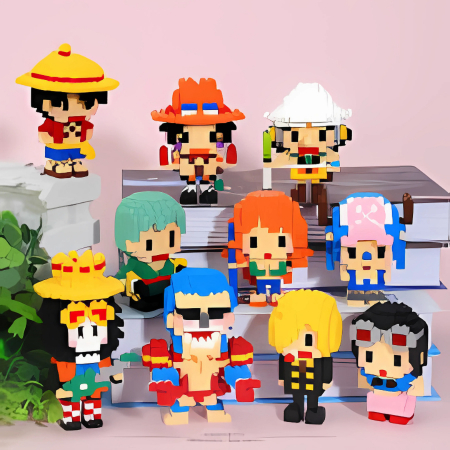Nano Block (Lego) Mainan Edukasi Anak - One piece Series