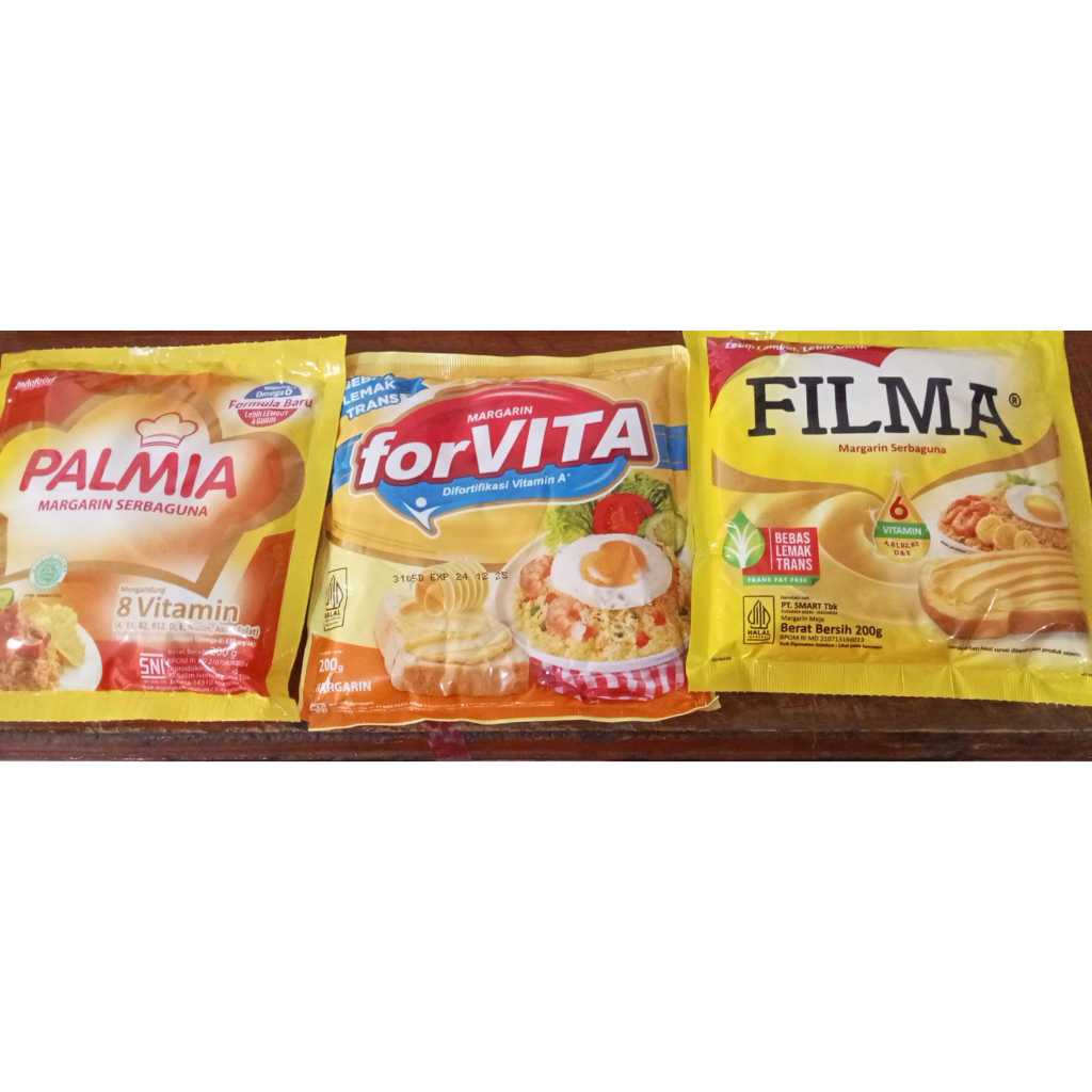 

mentega 200gr palmia,forvita,filma