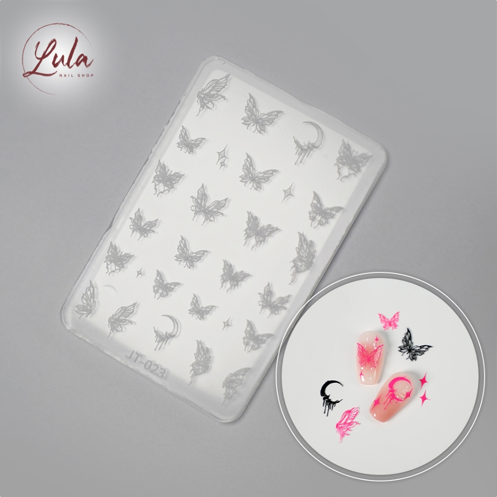 TRANSPARENT SILICONE 3D NAIL ART MOLD / PERLENGKAPAN NAIL ART / PERALATAN KUKU