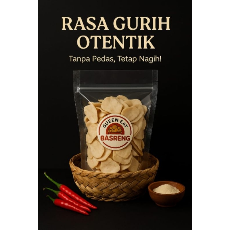 

Basreng Rasa gurih Otentik Tanpa pedas, tetap nagih