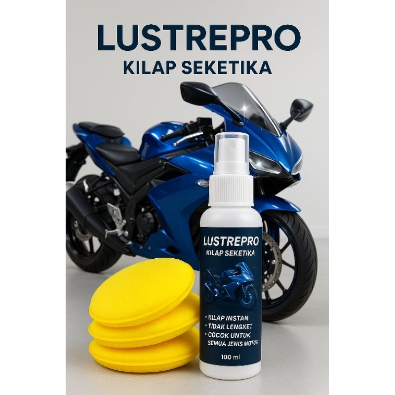 Lostrepro/pengkilap body motor/pengkilap body motor glosy/pengkilap motor anti debu/pengkilap body/p