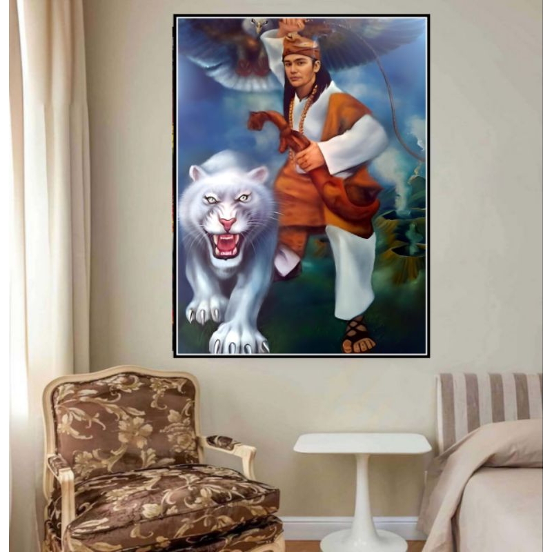 poster cetak,RADEN KIAN SANTANG,ukuran jumbo 50×70cm,70×100cm,100×150cm,100×200cm dan 50×70cm+bingka