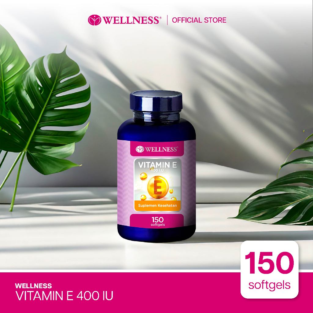 Wellness Natural Vitamin E 400 IU - 150 Softgels