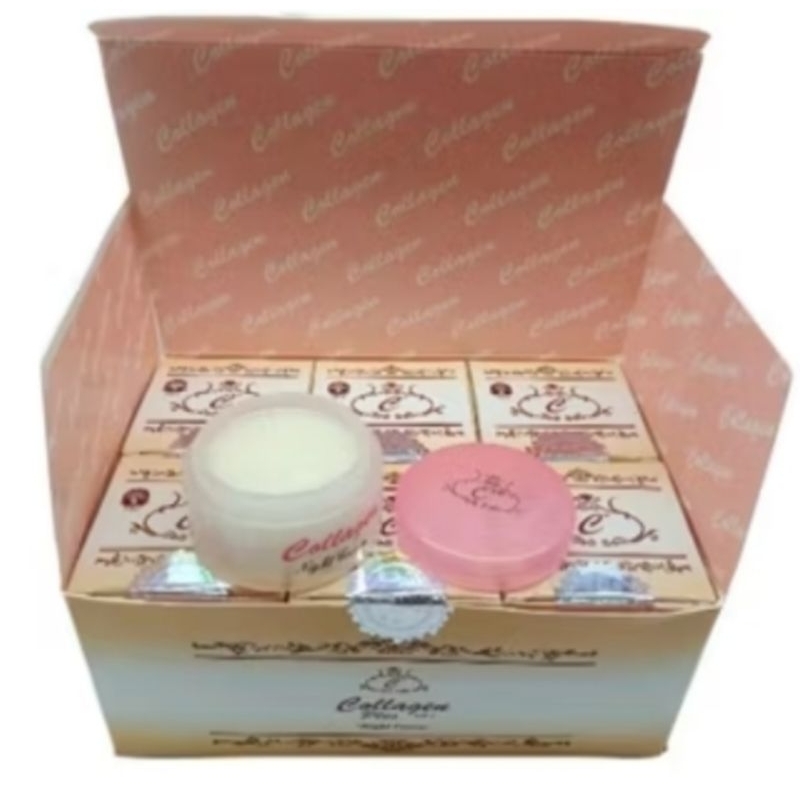 CREAM PELEMBAB COLLAGEN MALAM holo silver ecer