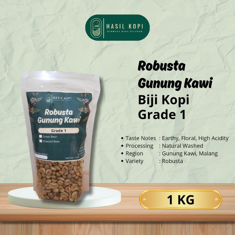 

Biji Kopi - Robusta Gunung Kawi Grade 1 (1 KG)