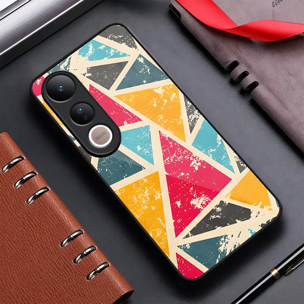 Case Glossy Vivo V50 lite terbaru - softcase vivo Aksesoris Ponsel Skin kondom hp - mika casing - ke